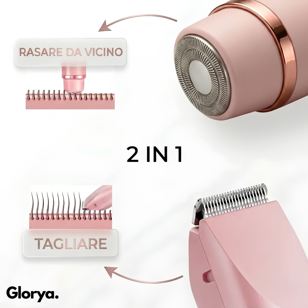 Glorya - Rasoio 2 in 1