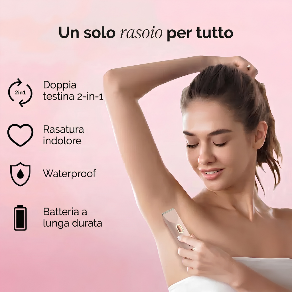 Glorya - Rasoio 2 in 1