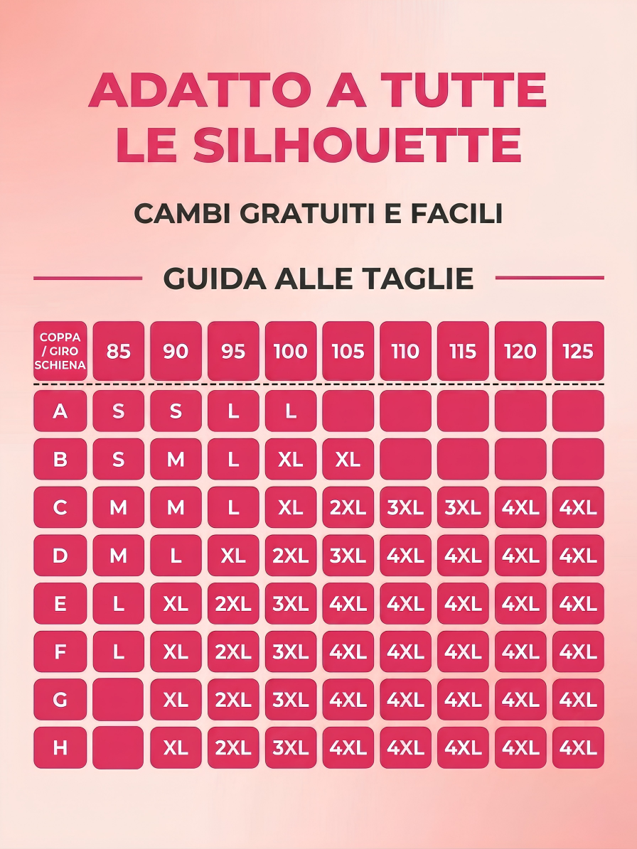 Reggiseno senza cuciture morbido comfort con striscia gelatinosa senza ferretto