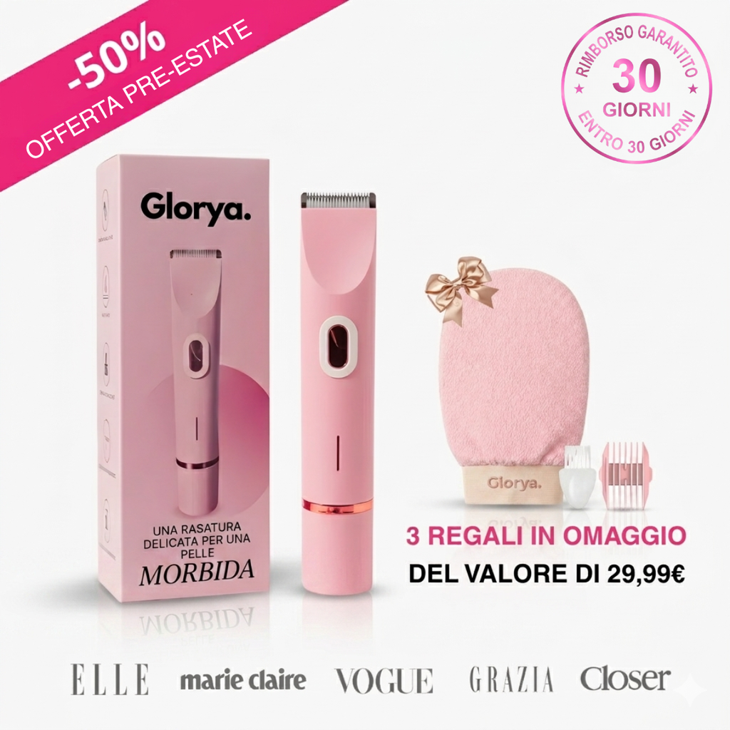 Glorya - Rasoio 2 in 1